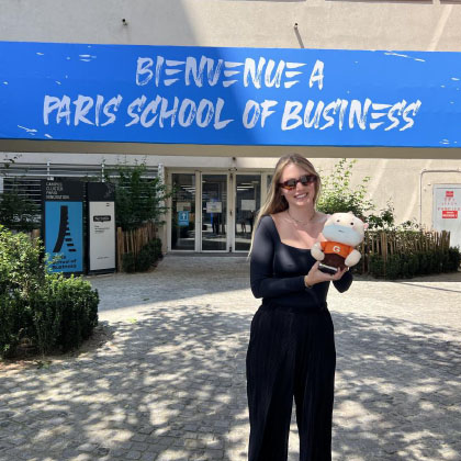 Golden Education was invited to visit Paris School of Business