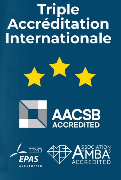 Triple accréditation AACSB AMBA EPAS