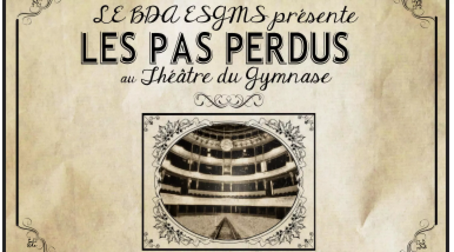 Le BDA monte sur les planches du Théâtre du Gymnase