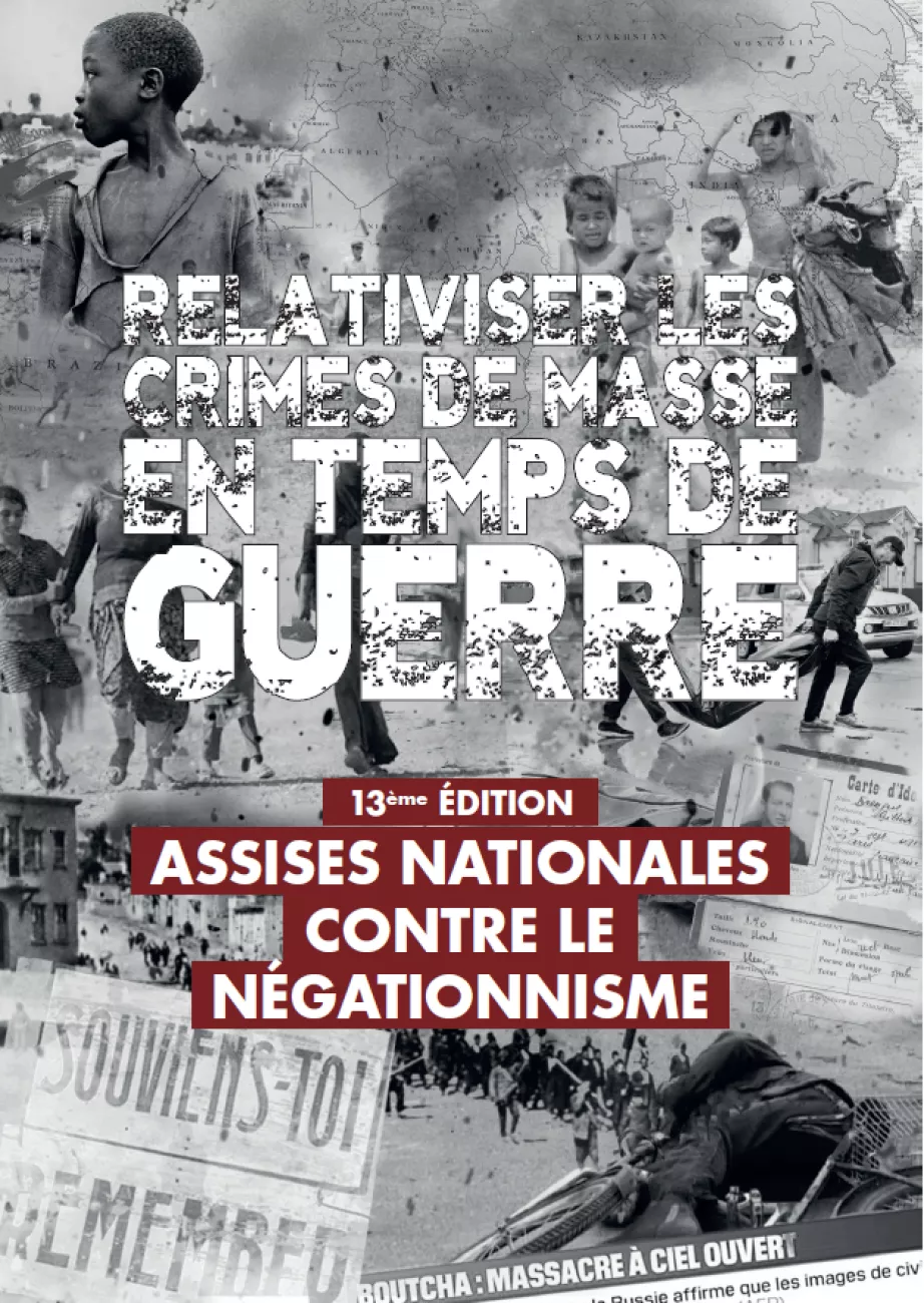 Affiche 13e Assises Nationales contre le Négationnisme