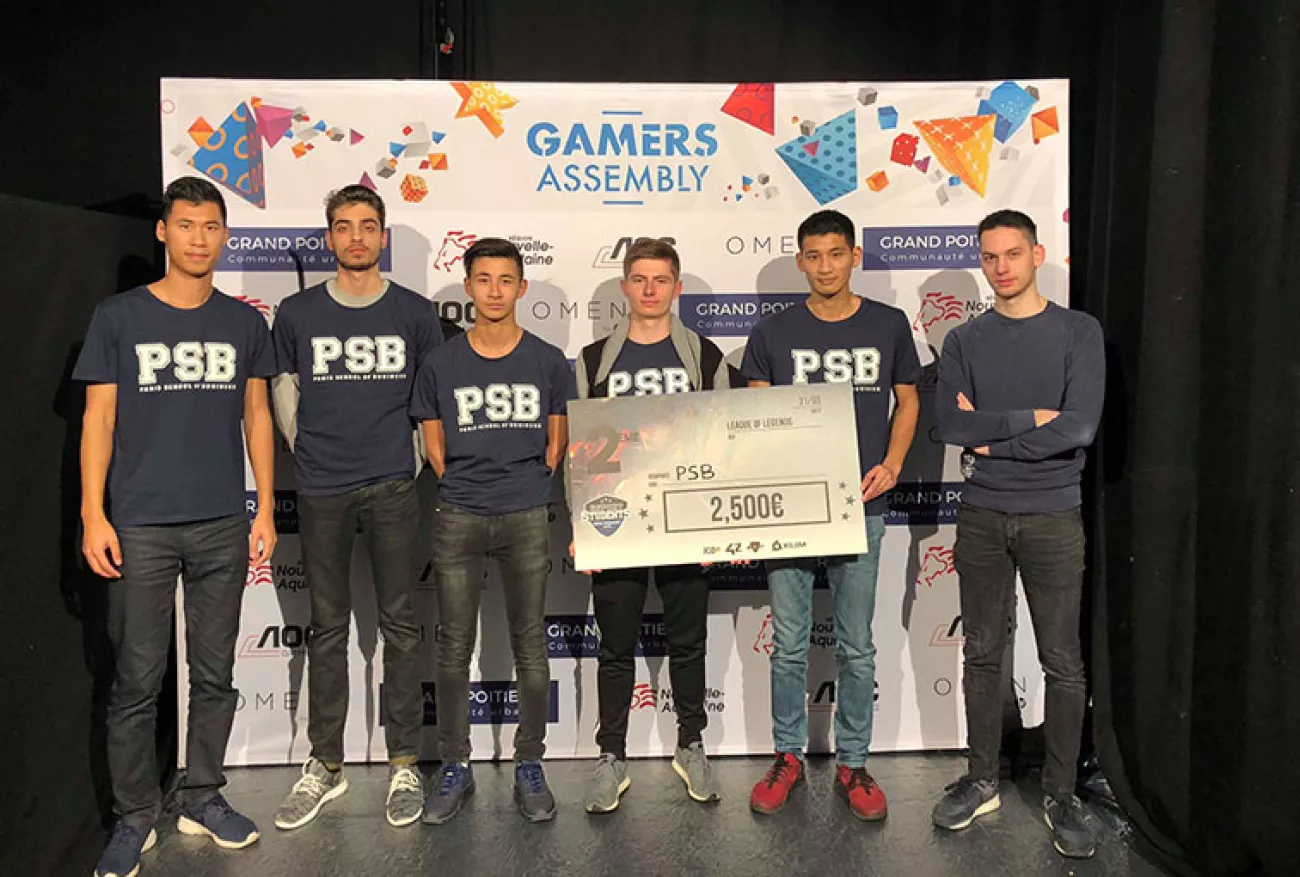 Gagnants tournoi ‘’Esport Student Series’’, édition 2018