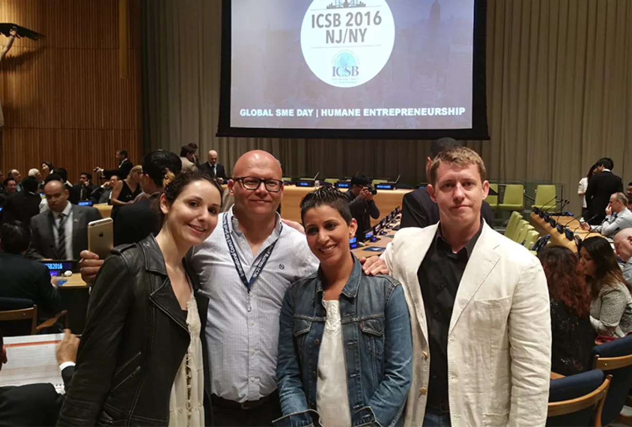 Nos professeurs à New York pour l’ICSB 2016 1