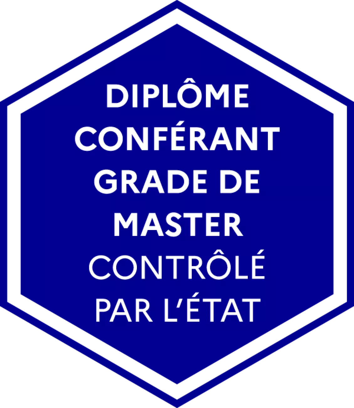 Diplôme conférant grade de master contrôlé par l'état