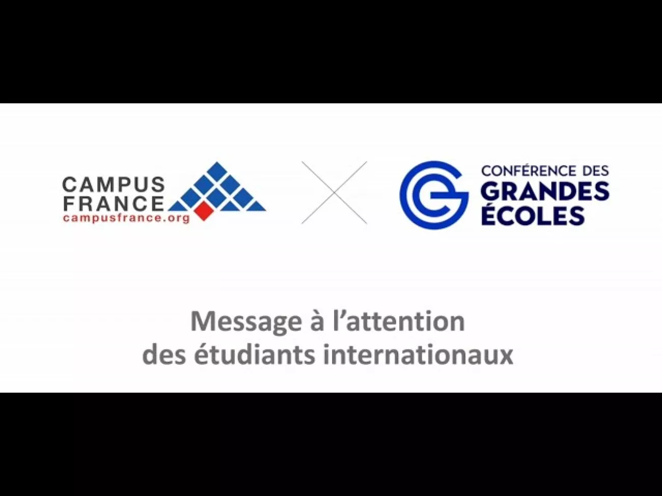 Preview image for the gge video "Etudiants internationaux,  vous êtes les bienvenus en France !".