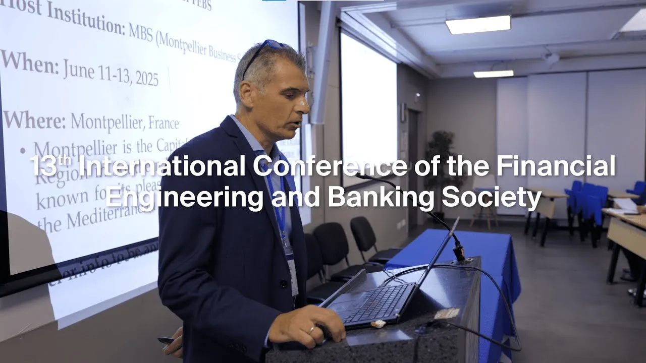 Preview image for the gge video "13th International Conference of the Financial Engineering and Banking Society (FEBS 2024)". Preview image for the gge video "13th International Conference of the Financial Engineering and Banking Society (FEBS 2024)".